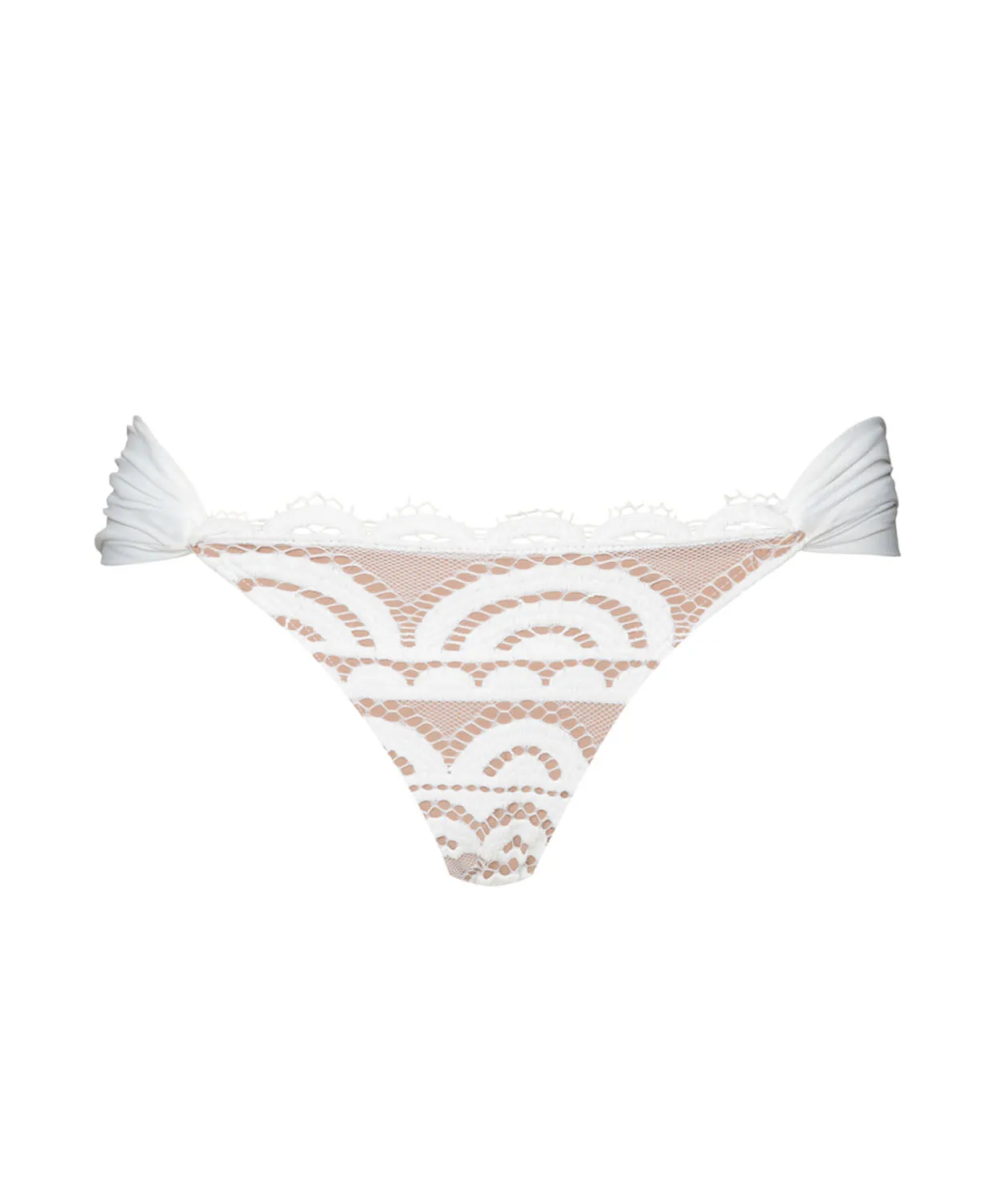 Water Lily Lace Fanned Bikini Bottom sold by PQ Swim product image thumbnail 2