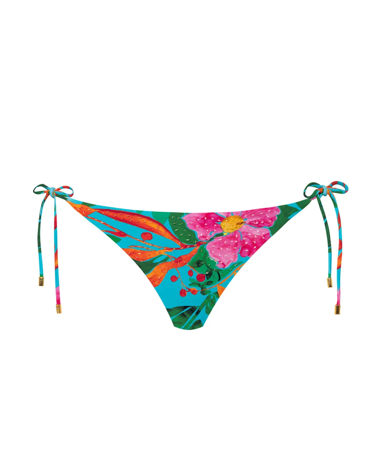 Zinnia Embroidered Tie Bottoms sold by PQ Swim product image thumbnail 2