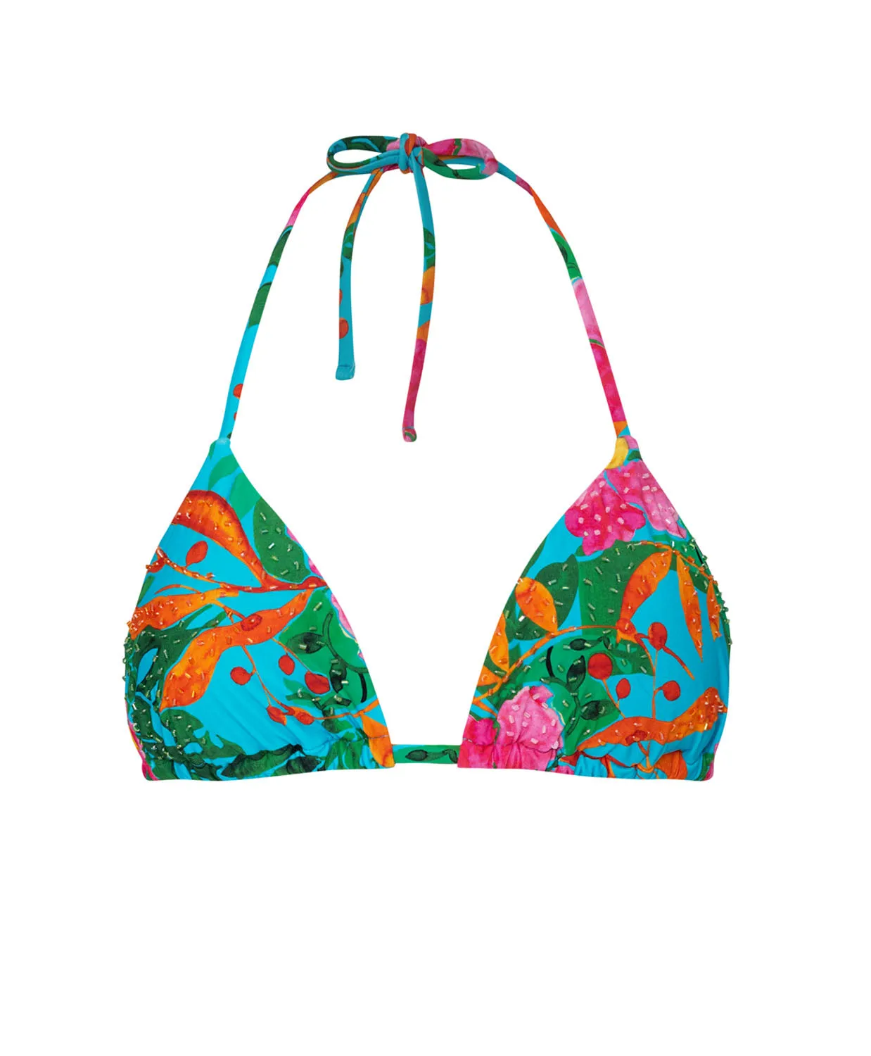 Zinnia Embroidered Tri Top (FINAL SALE) sold by PQ Swim product image thumbnail 2