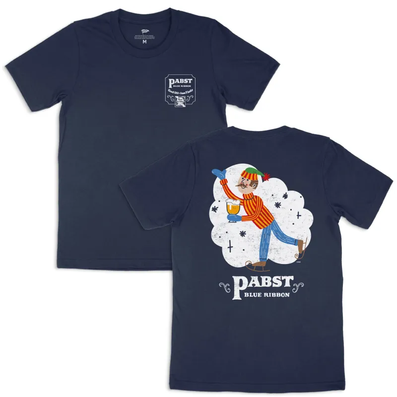 Pabst Blue Ribbon Vintage Holiday Tee sold by Streaker Sports