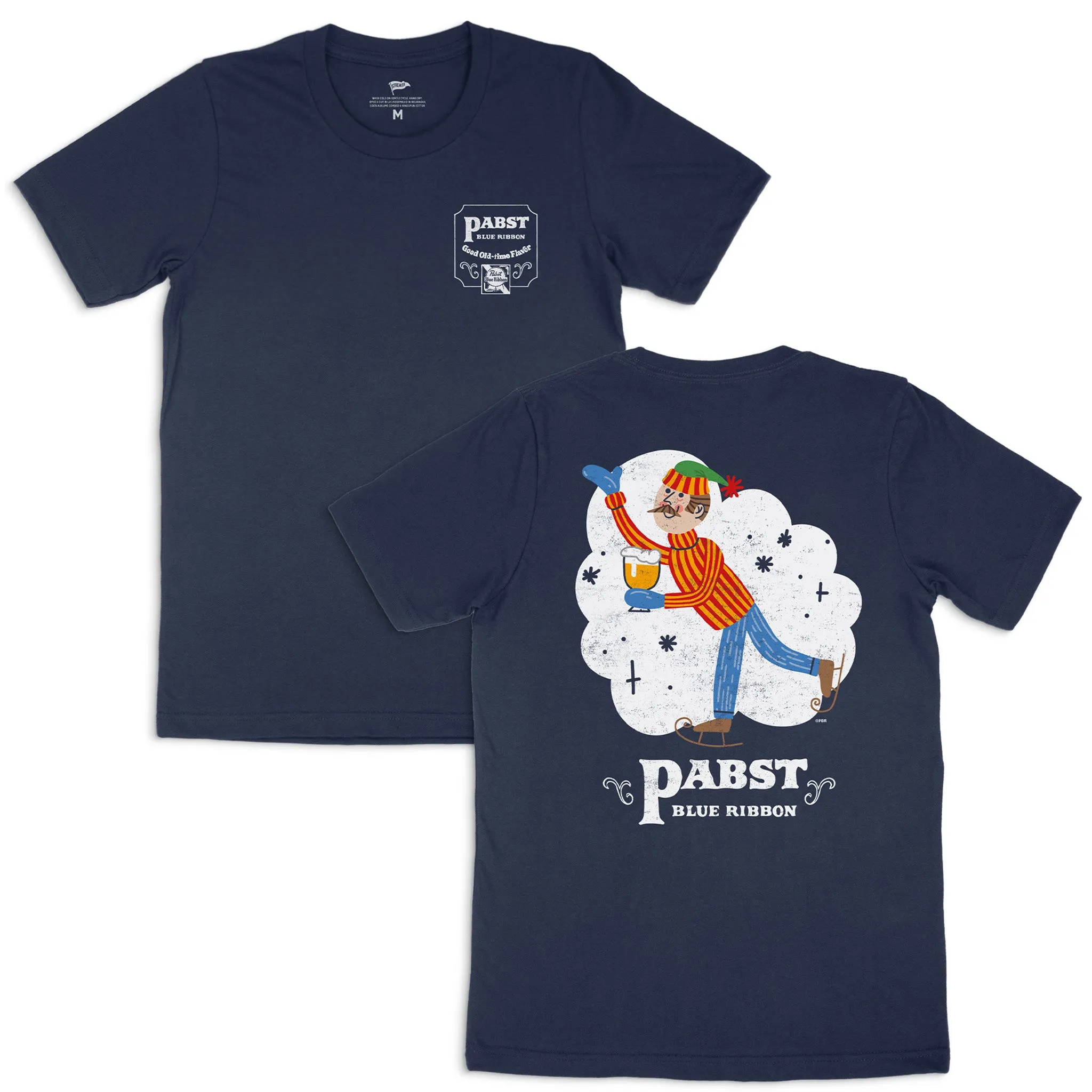 Pabst Blue Ribbon Vintage Holiday Tee sold by Streaker Sports