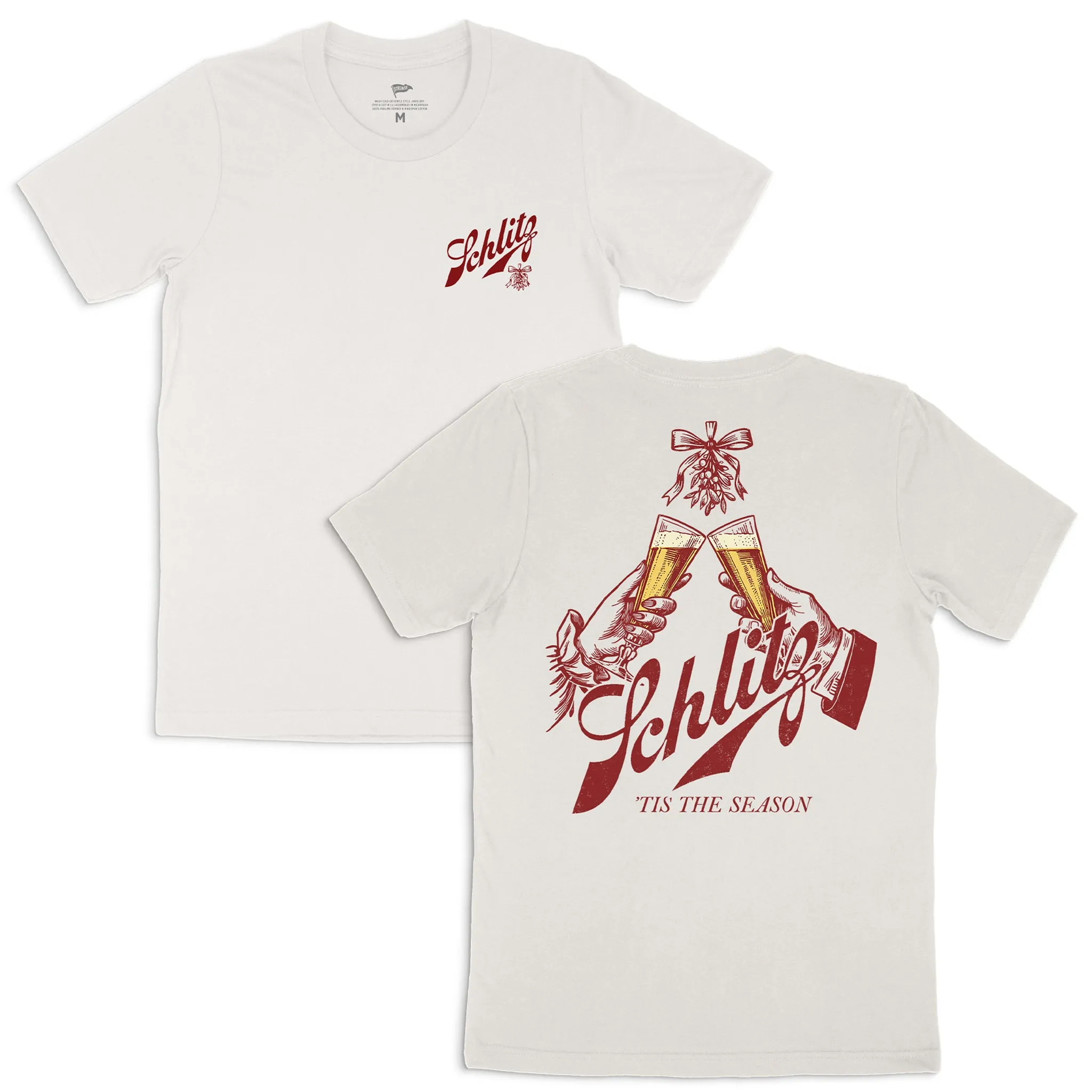Schlitz Vintage Holiday Cheer Tee sold by Streaker Sports