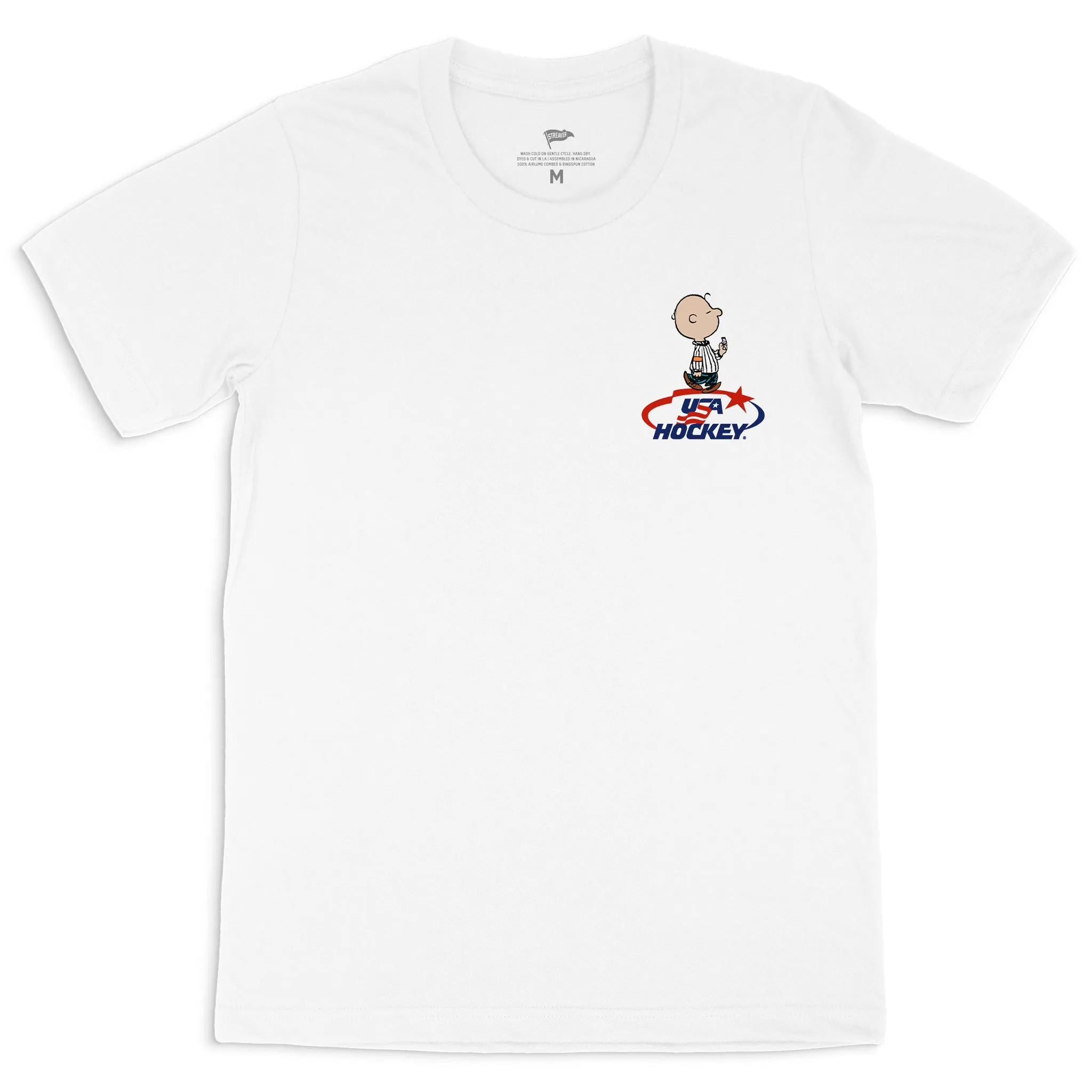 Peanuts x USA Hockey Penalty Box Tee sold by Streaker Sports product image thumbnail 2