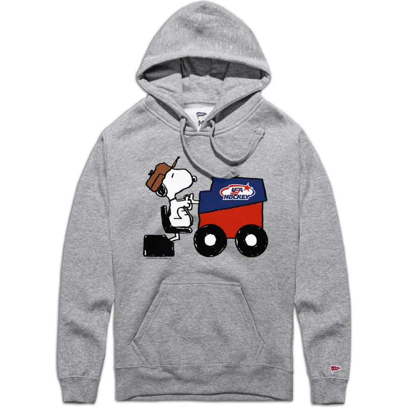 Peanuts x USA Hockey Snoopy Fresh Ice Hoodie sold by Streaker Sports