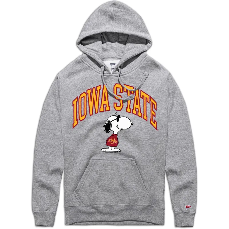 Peanuts x Iowa State Joe College Hoodie sold by Streaker Sports