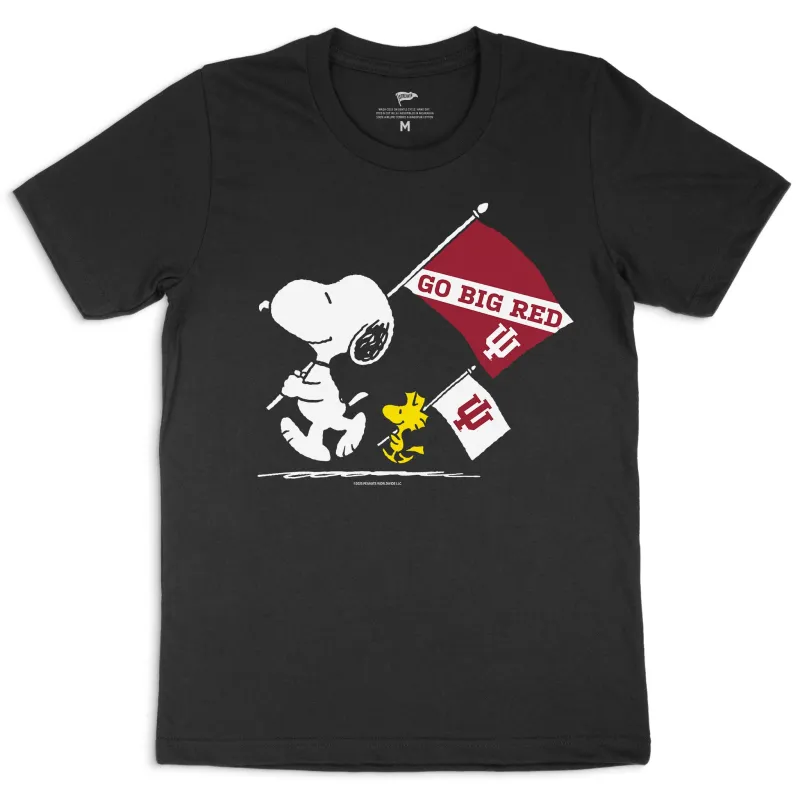 Peanuts x Indiana Gameday Tee sold by Streaker Sports