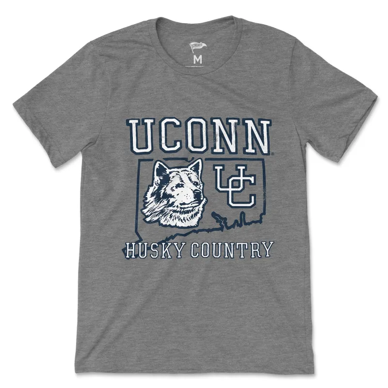 UConn Vintage Husky Country Tee sold by Streaker Sports