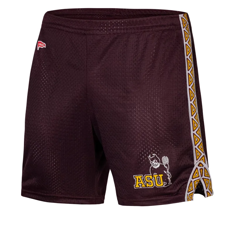 Arizona State Vintage Mesh Lacrosse Shorts sold by Streaker Sports