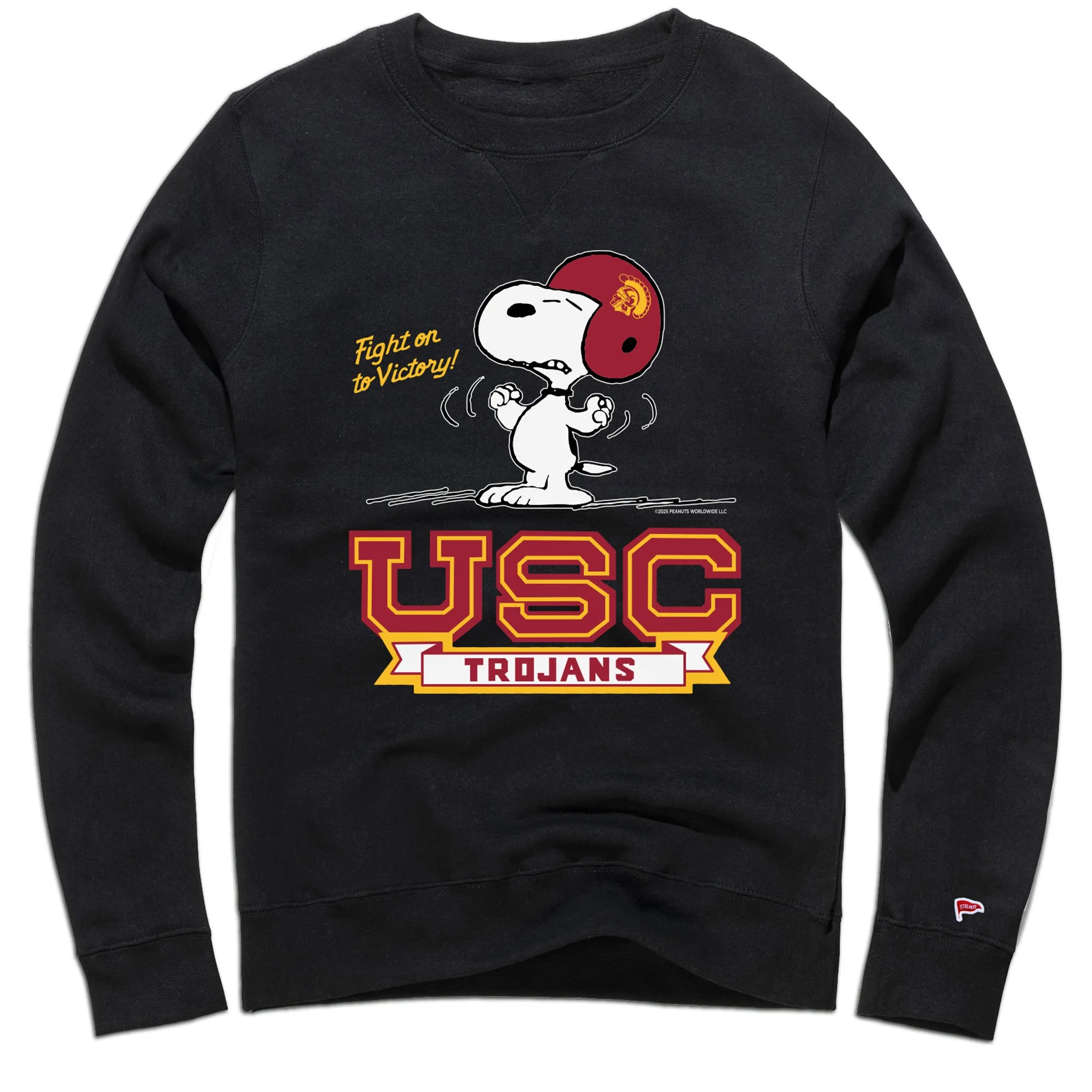 Peanuts x USC Football Crewneck Sweatshirt sold by Streaker Sports