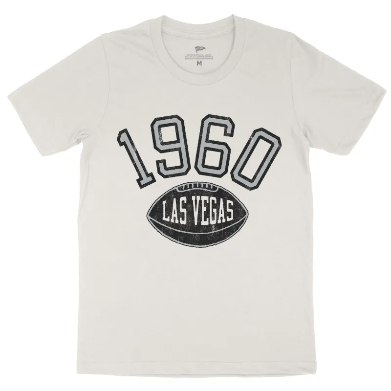 1960 Las Vegas Football Founding Year Tee sold by Streaker Sports