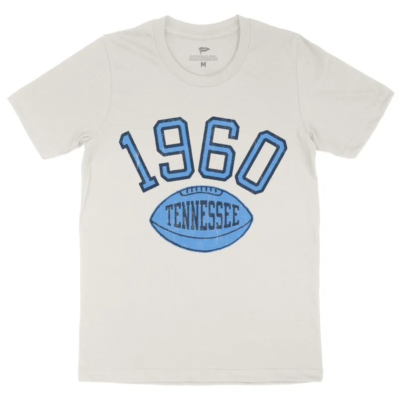 1960 Tennessee Football Founding Year Tee sold by Streaker Sports