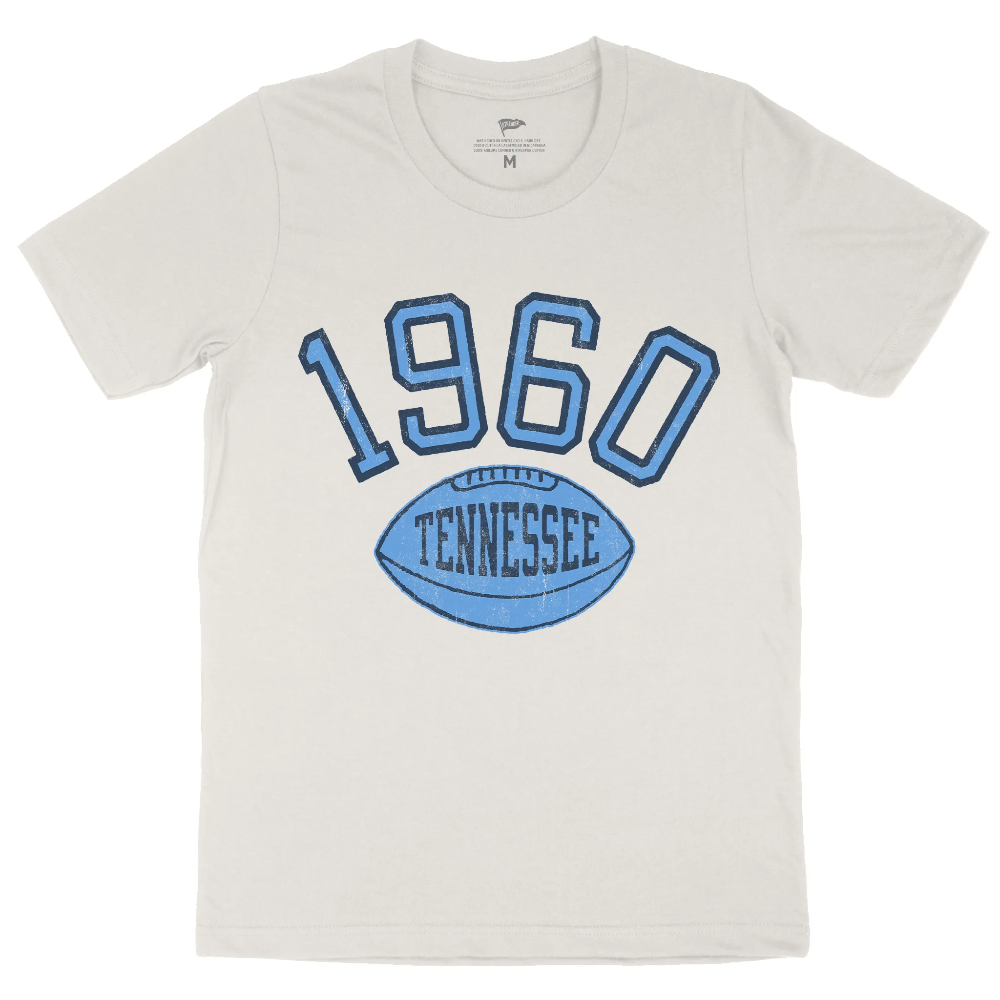 1960 Tennessee Football Founding Year Tee sold by Streaker Sports