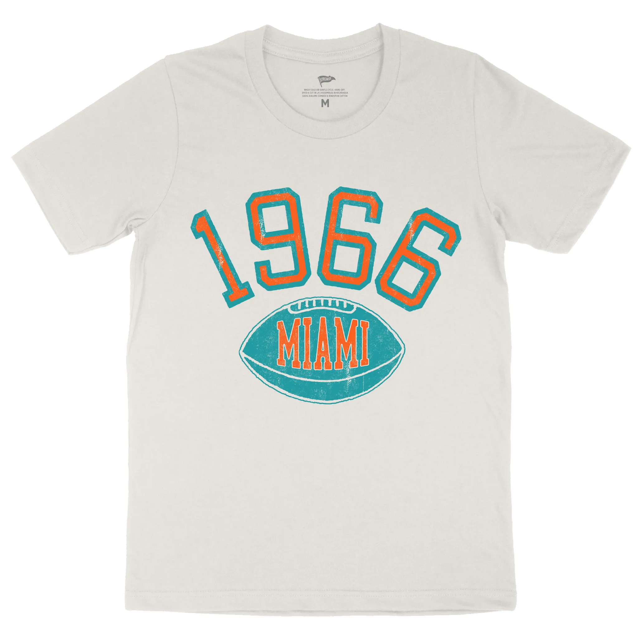 1966 Miami Football Founding Year Tee sold by Streaker Sports
