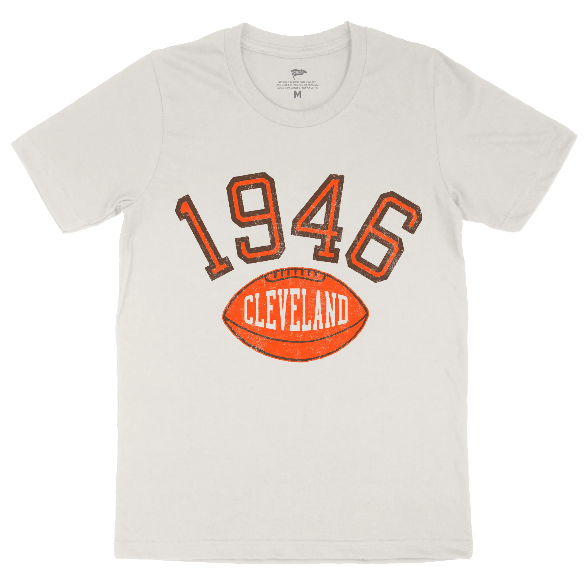 1946 Cleveland Football Founding Year Tee sold by Streaker Sports