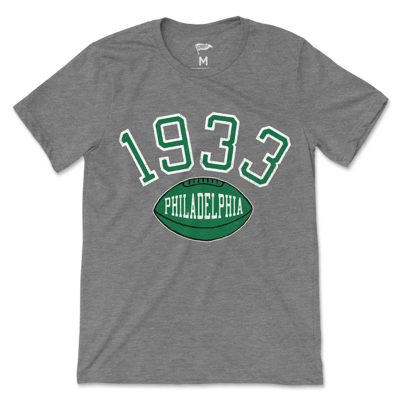 1933 Philadelphia Football Founding Year Tee sold by Streaker Sports
