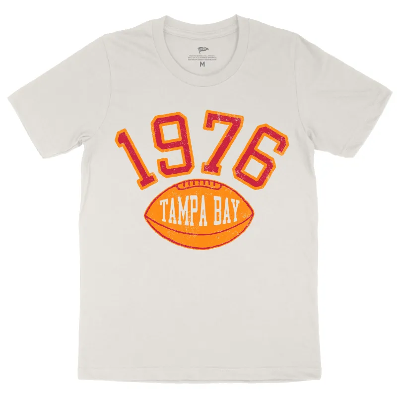 1976 Tampa Bay Football Founding Year Tee sold by Streaker Sports