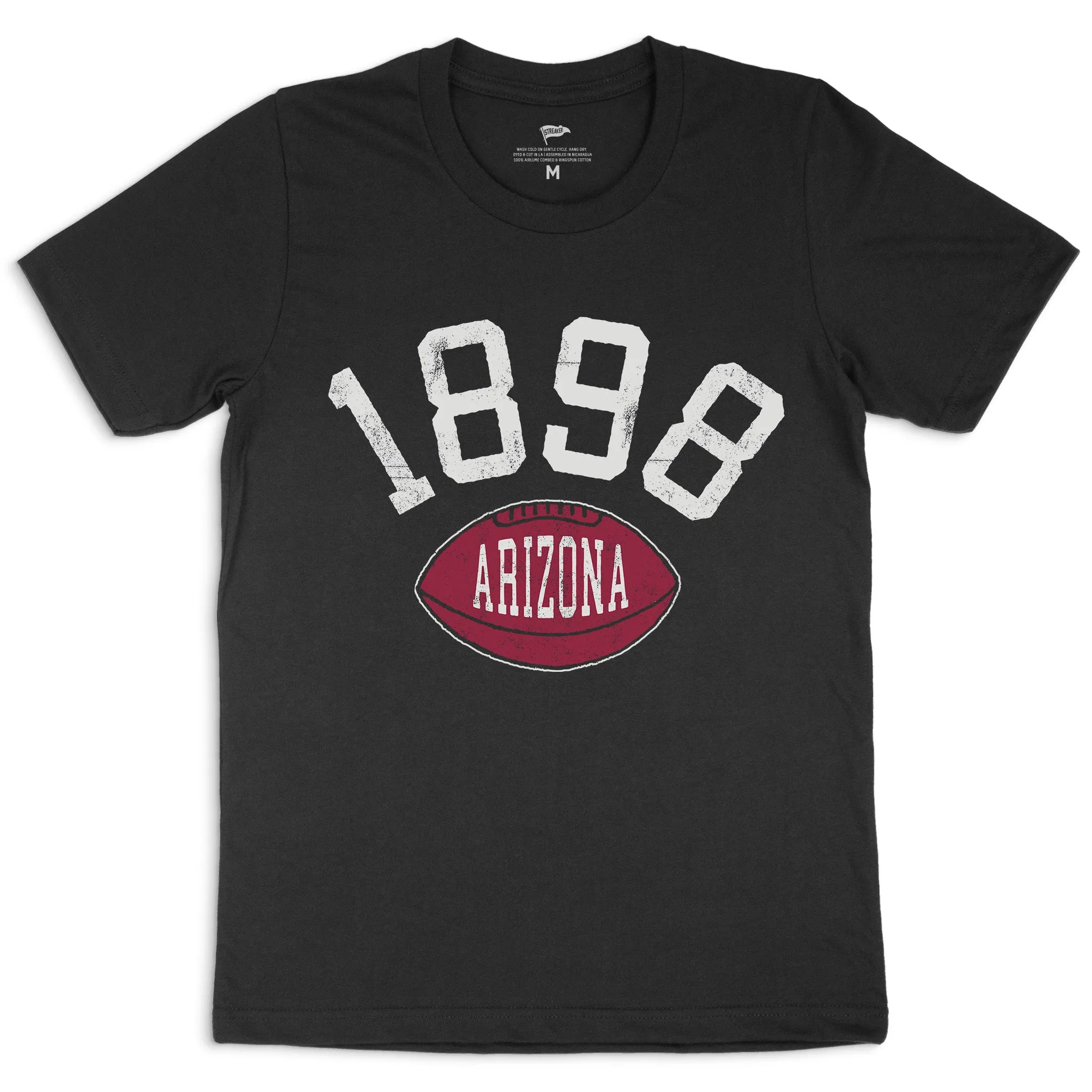 1898 Arizona Football Founding Year Tee sold by Streaker Sports