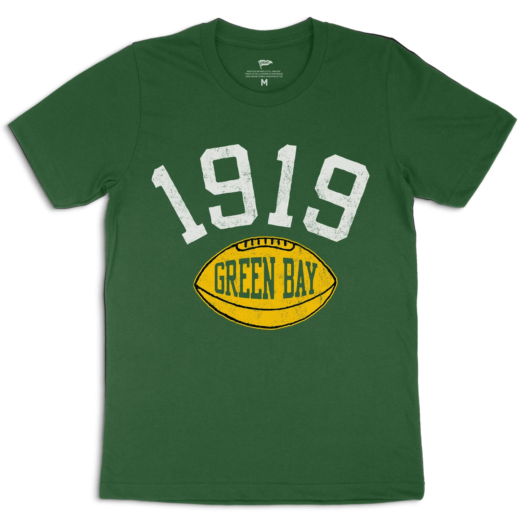 1919 Green Bay Football Founding Year Tee sold by Streaker Sports