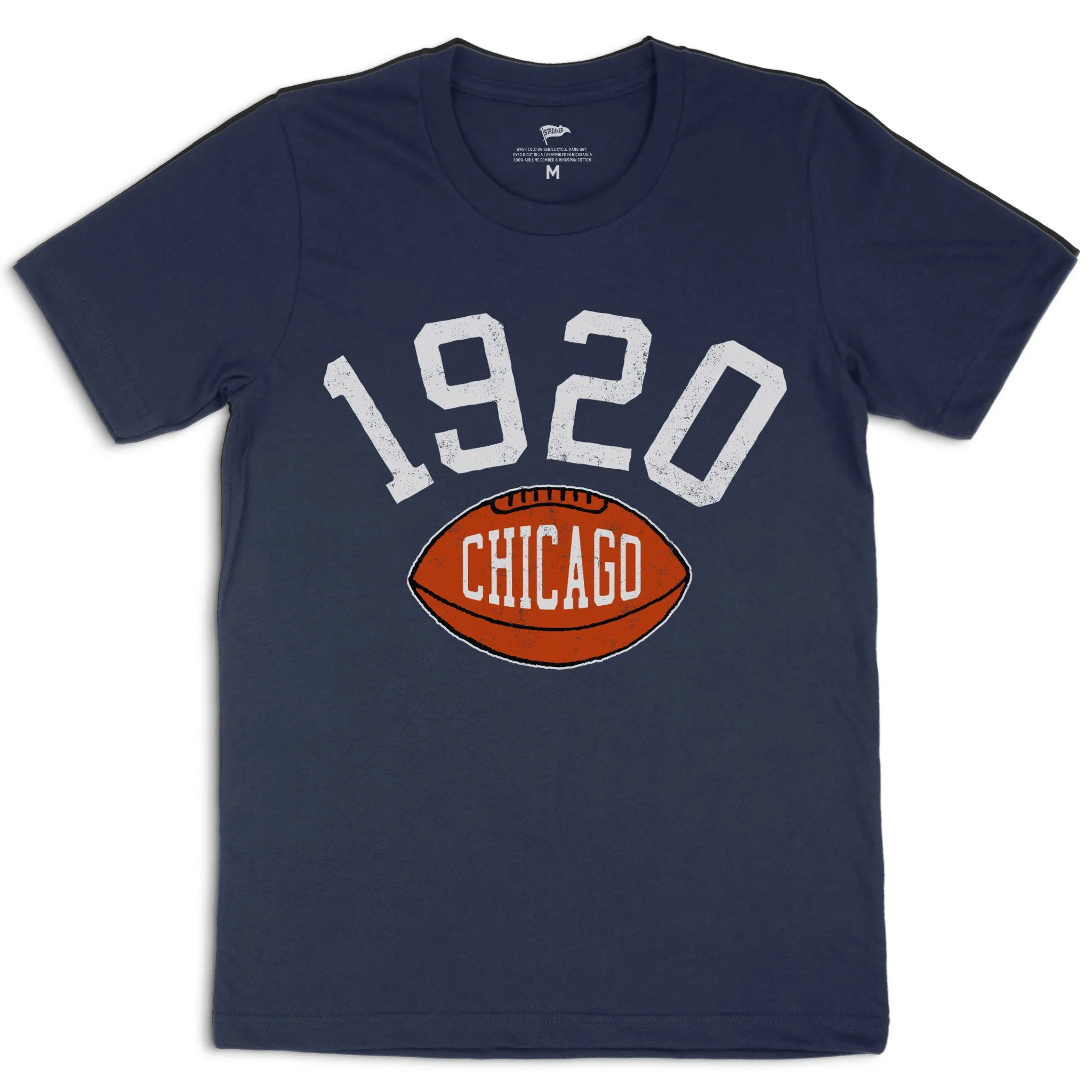 1920 Chicago Football Founding Year Tee sold by Streaker Sports