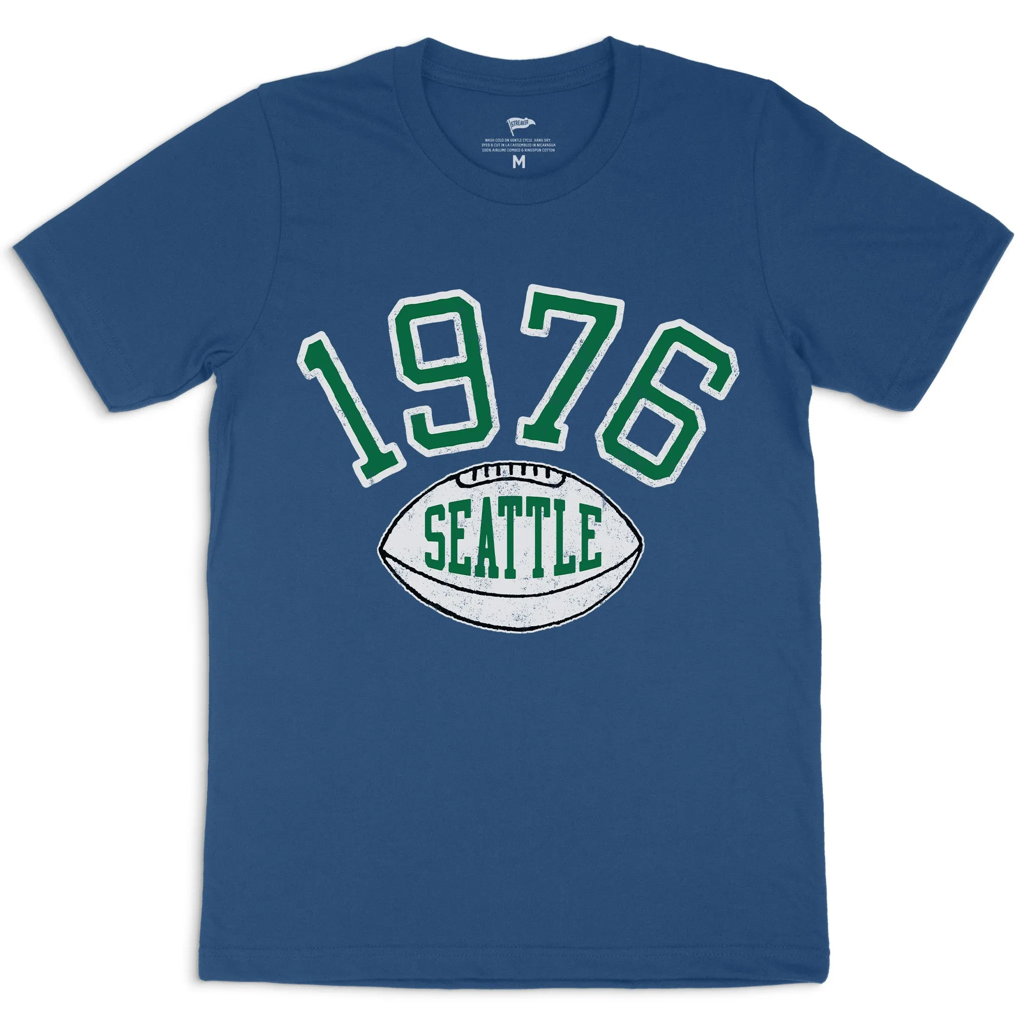 1976 Seattle Football Founding Year Tee sold by Streaker Sports