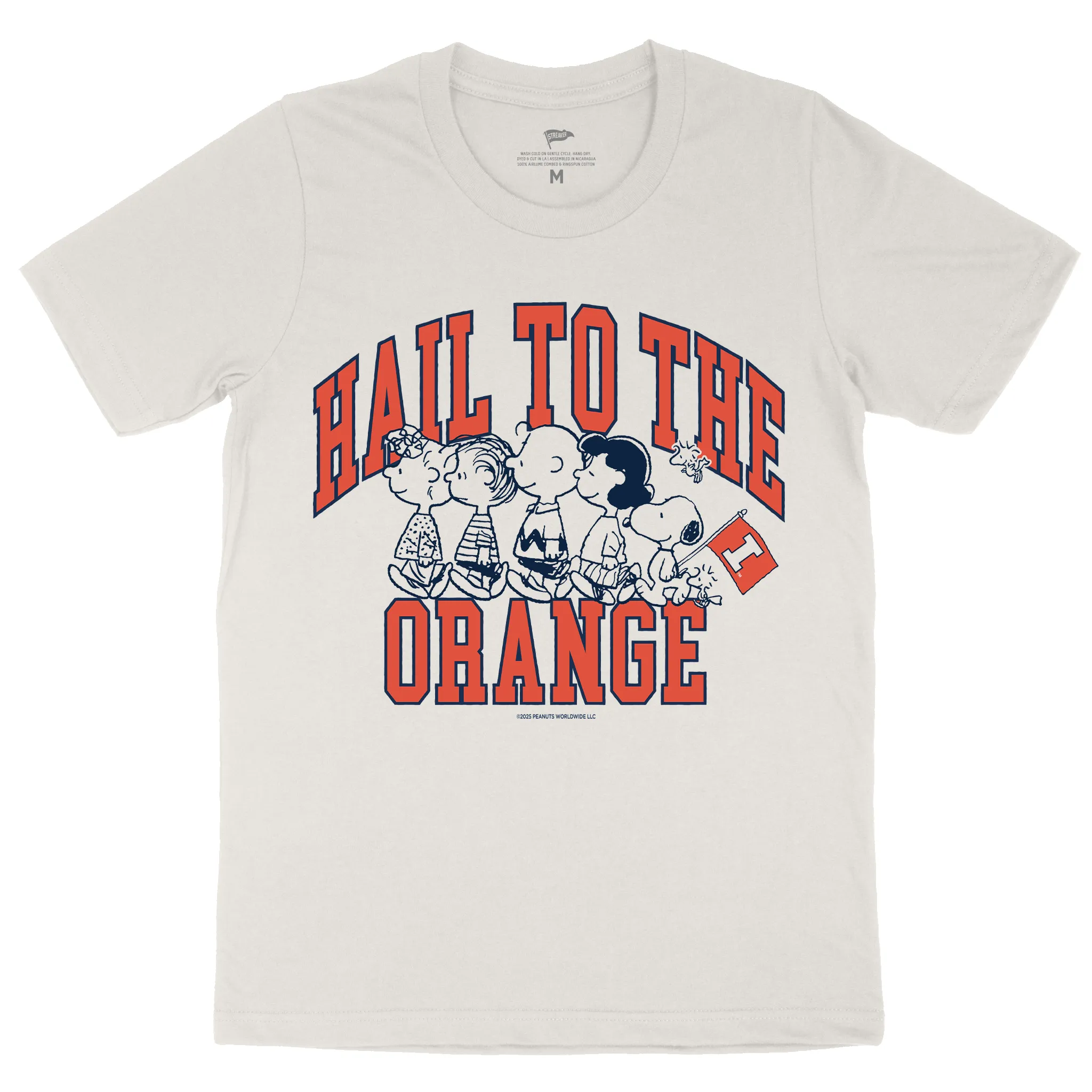 Peanuts x Illinois The Gang Tee sold by Streaker Sports