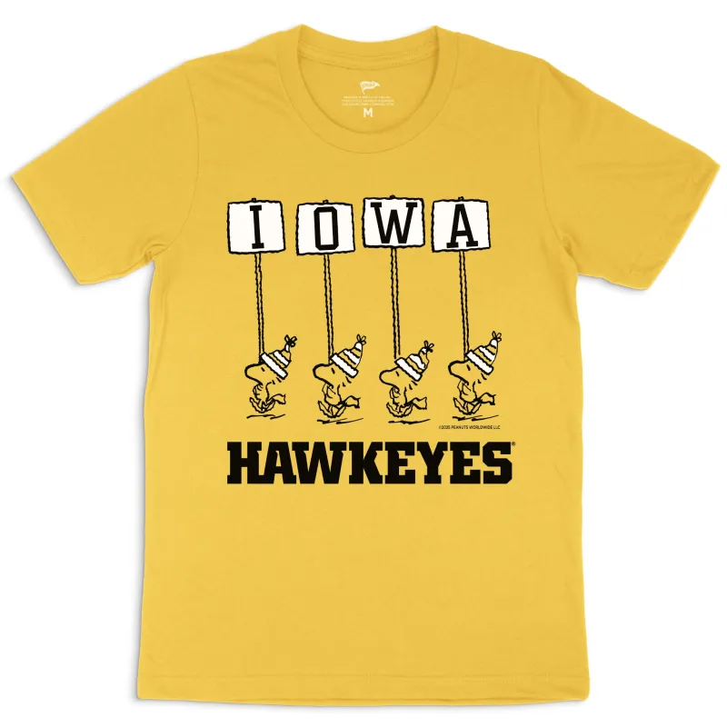 Peanuts x Iowa Gameday Tee sold by Streaker Sports