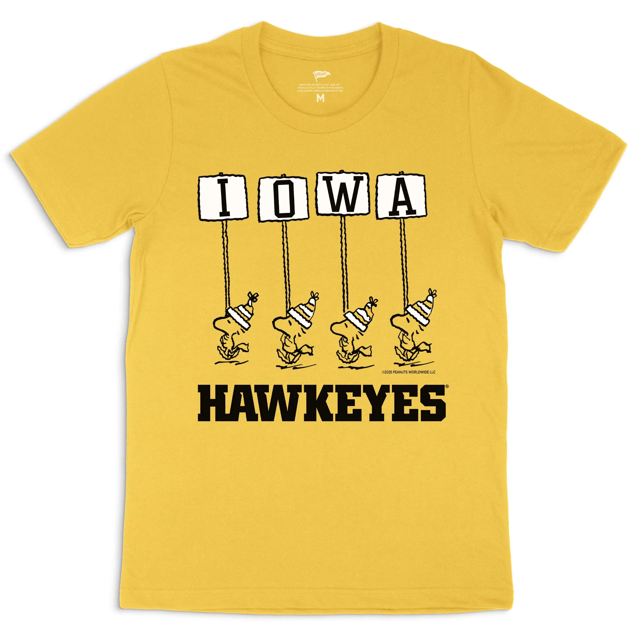 Peanuts x Iowa Gameday Tee sold by Streaker Sports