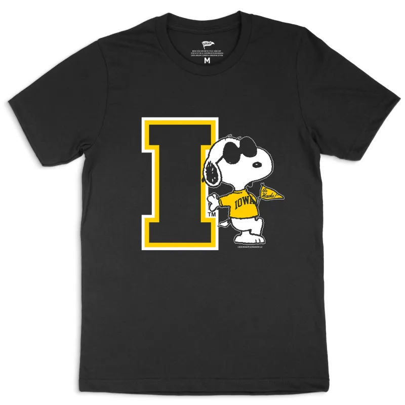 Peanuts x Iowa Joe Cool Tee sold by Streaker Sports