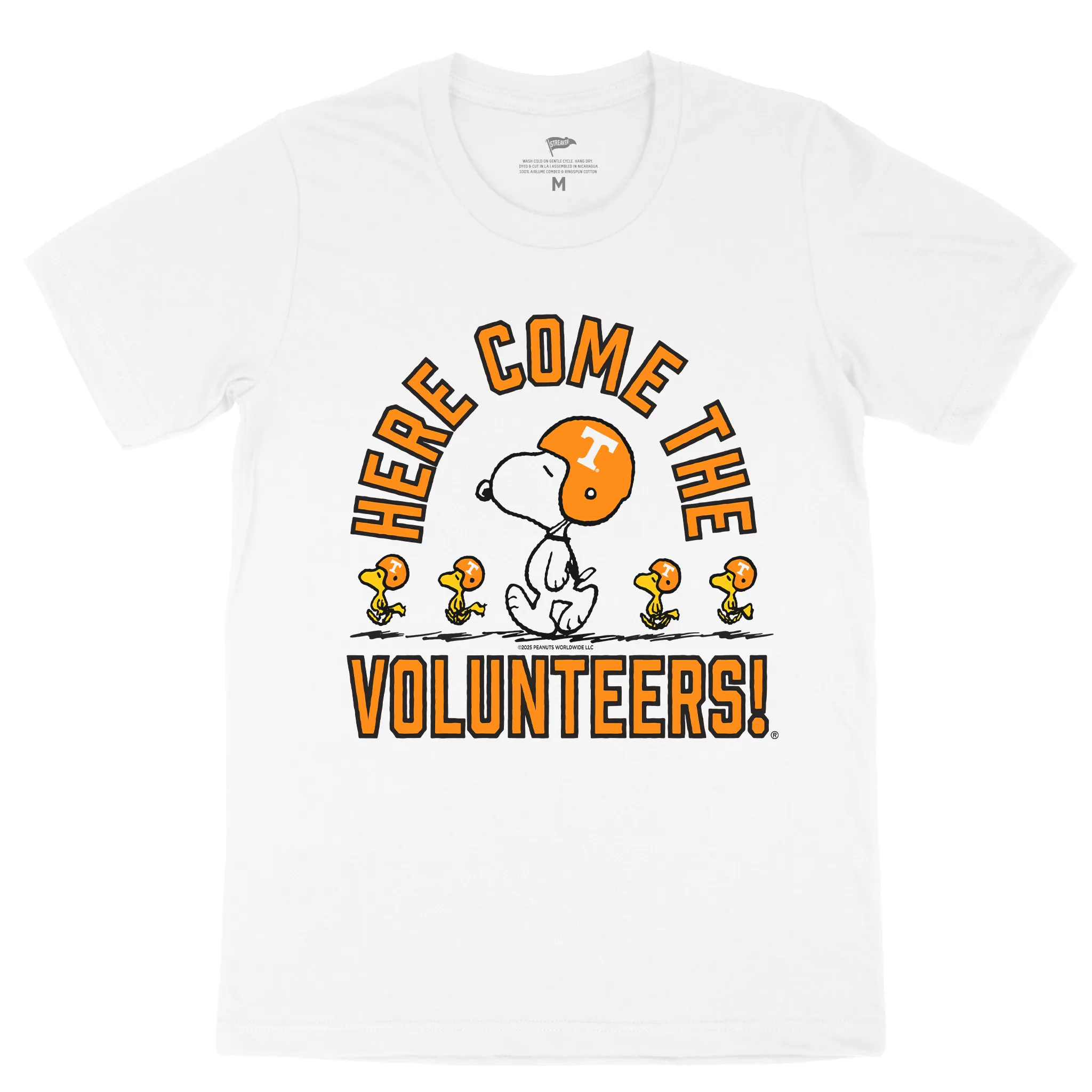 Peanuts x Tennessee Football Gameday Tee sold by Streaker Sports