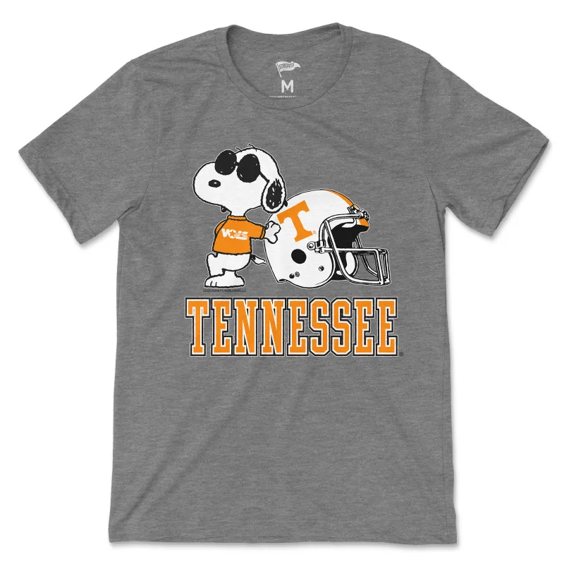 Peanuts x Tennessee Joe Cool Football Tee sold by Streaker Sports