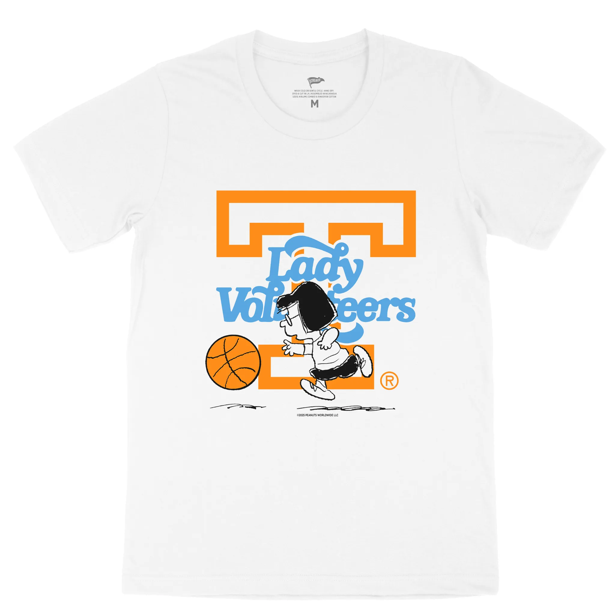 Peanuts x Tennessee Lady Vols Basketball Tee sold by Streaker Sports