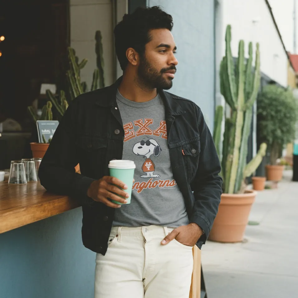 Peanuts x Texas Joe College Tee sold by Streaker Sports product image thumbnail 2