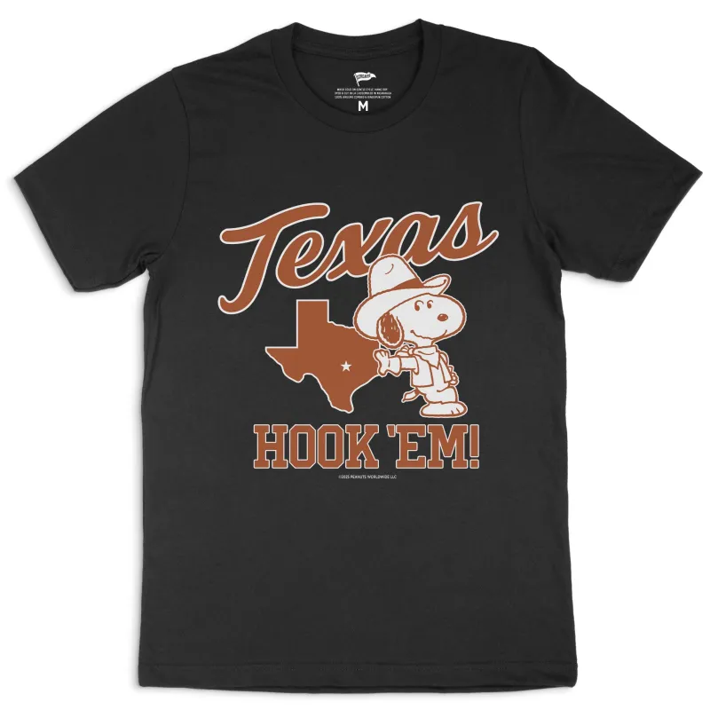 Peanuts x Texas Joe Cool Cowboy Tee sold by Streaker Sports