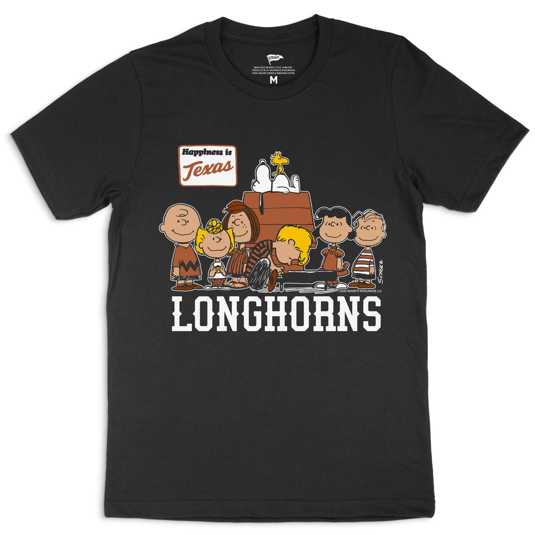 Peanuts x Texas The Gang Tee sold by Streaker Sports