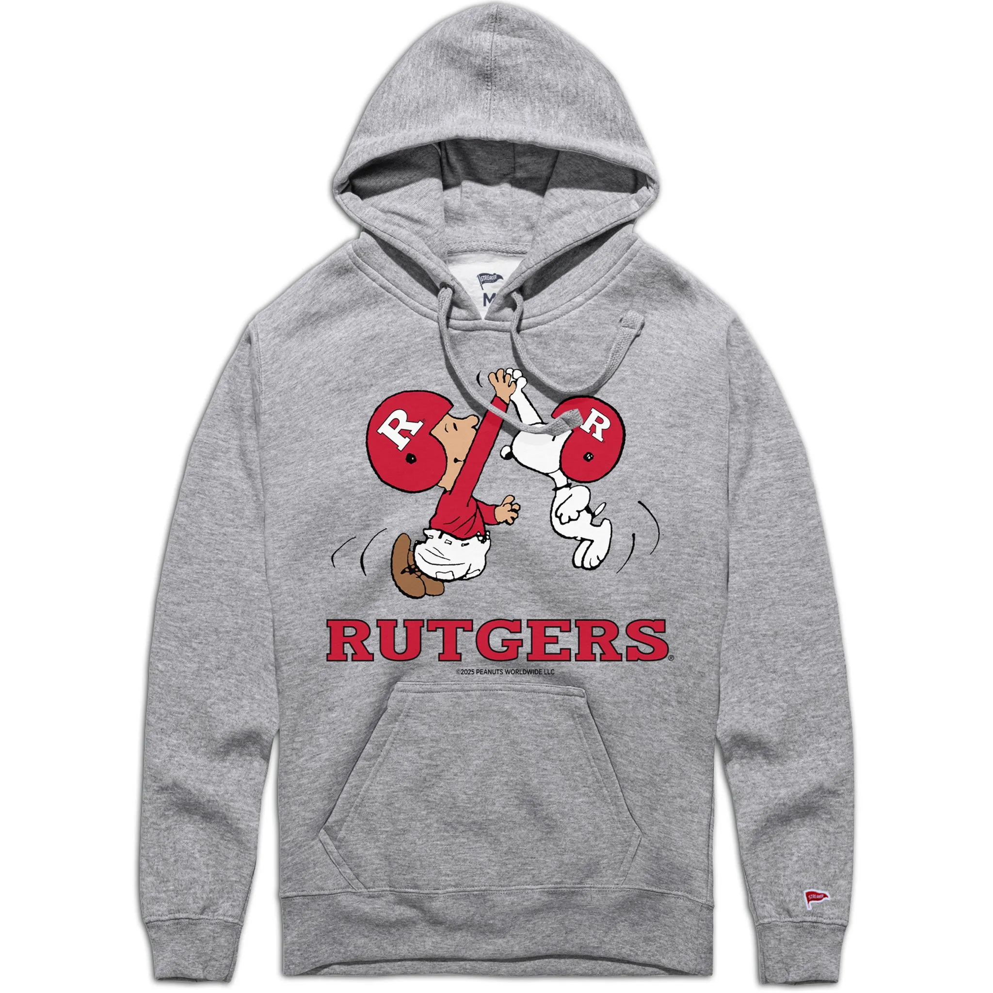 Peanuts x Rutgers Football Hoodie sold by Streaker Sports
