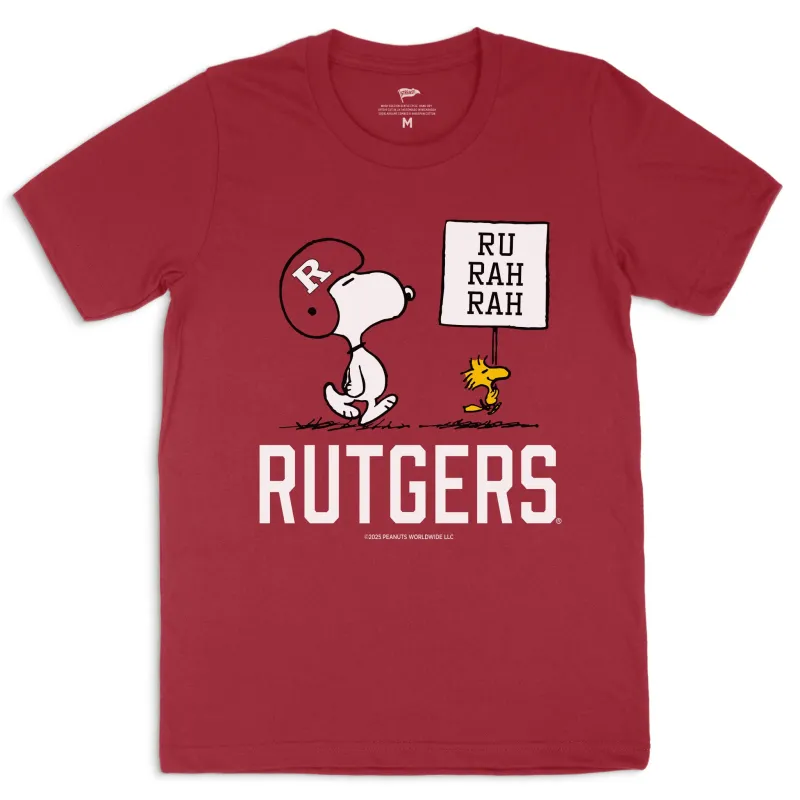 Peanuts x Rutgers Football Gameday Tee sold by Streaker Sports