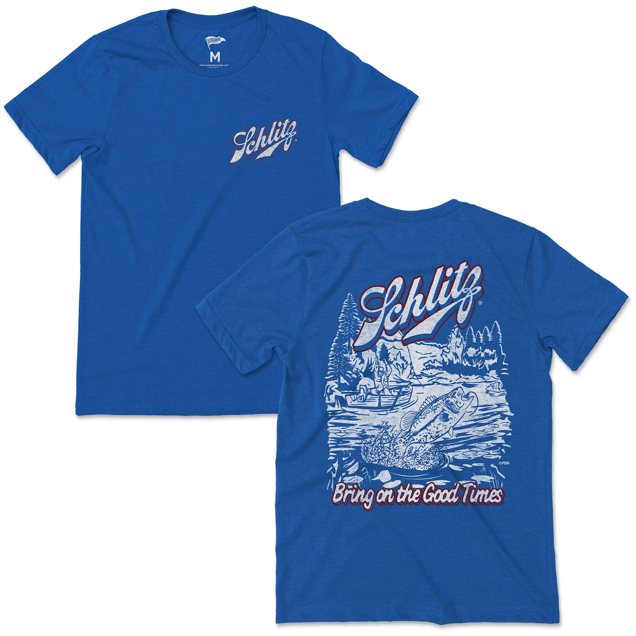 Schlitz Vintage Bring On The Good Times Tee sold by Streaker Sports