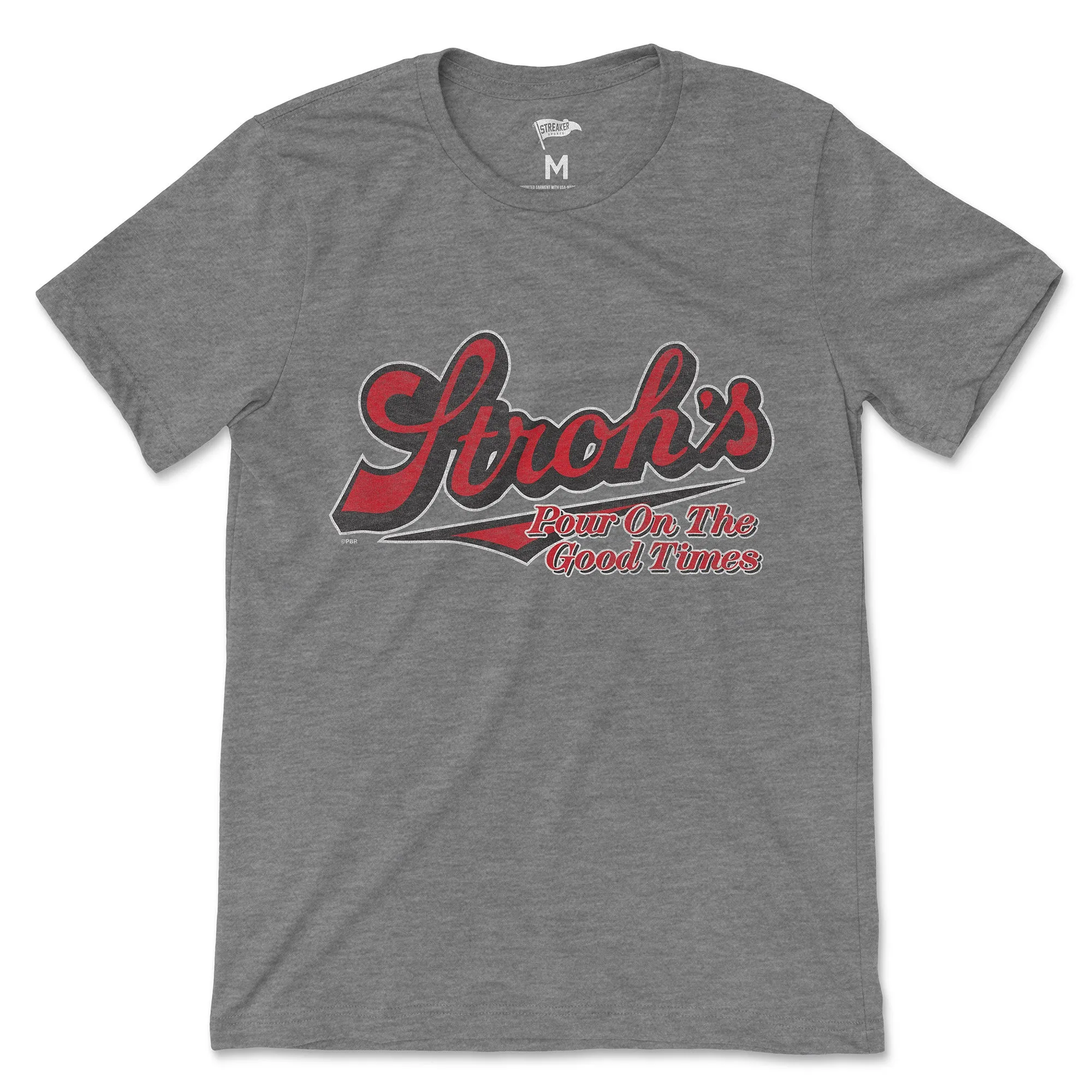 Stroh's Vintage Logo Tee sold by Streaker Sports