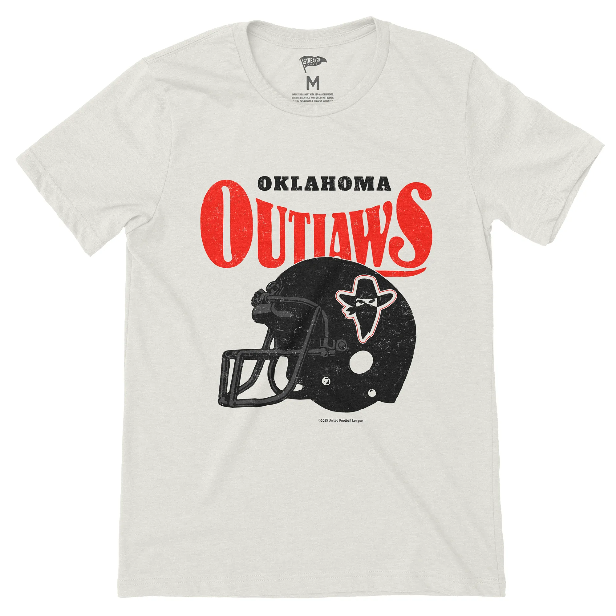 1984 Oklahoma Outlaws Tee sold by Streaker Sports