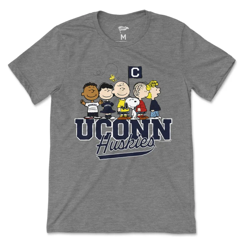 Peanuts x UConn The Gang Tee sold by Streaker Sports