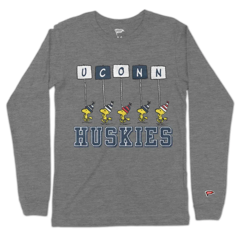 Peanuts x UConn Gameday Long Sleeve sold by Streaker Sports