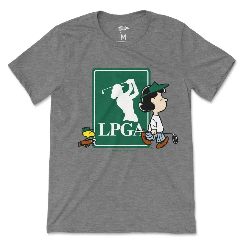 Peanuts x LPGA Lucy & Woodstock Tee sold by Streaker Sports