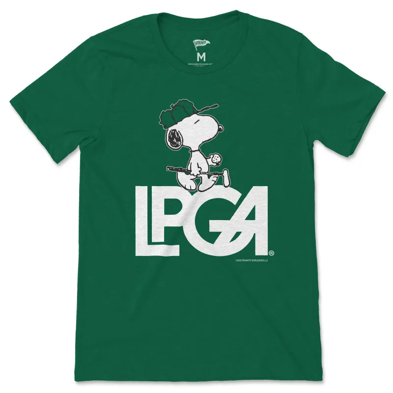 Peanuts x LPGA Snoopy Tee sold by Streaker Sports