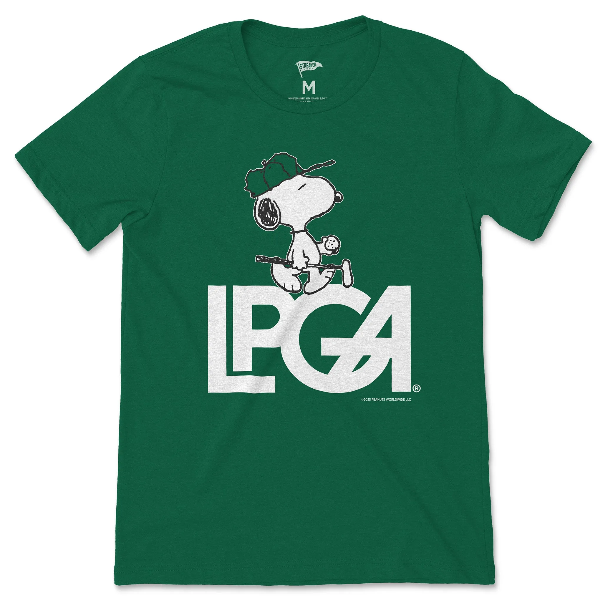 Peanuts x LPGA Snoopy Tee sold by Streaker Sports
