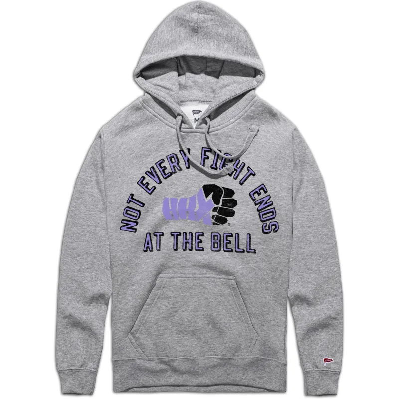 Haymakers for Hope Not Every Fight Ends at the Bell Hoodie made by Streaker Sports