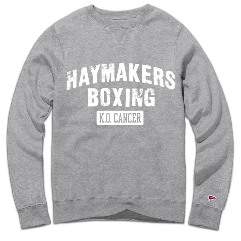 Haymakers for Hope Locker Room Crewneck Sweatshirt sold by Streaker Sports