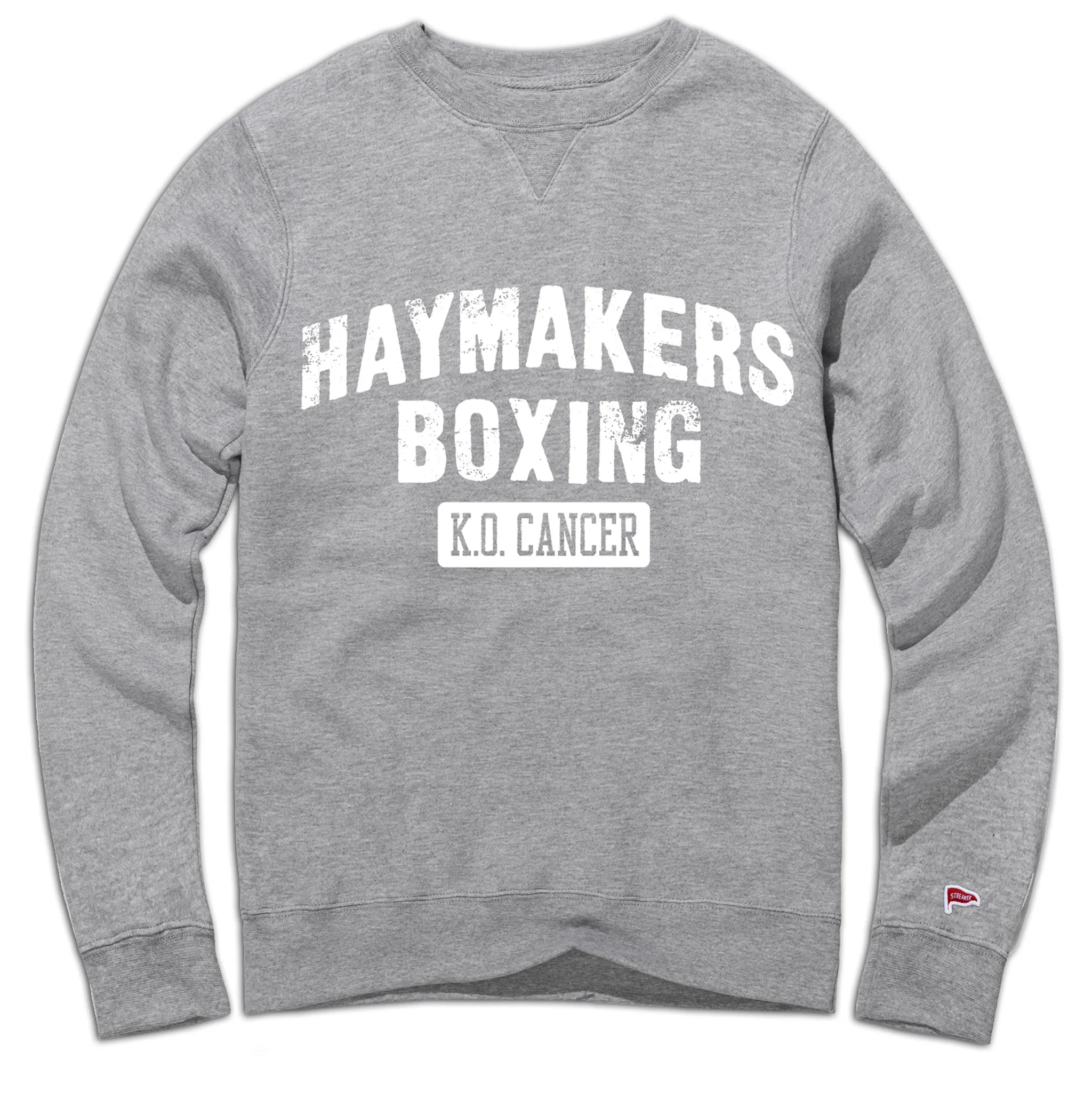 Haymakers for Hope Locker Room Crewneck Sweatshirt sold by Streaker Sports