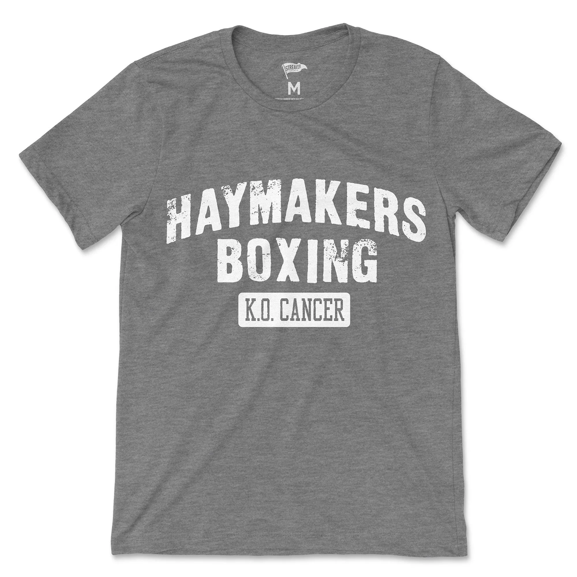 Haymakers for Hope Locker Room Tee sold by Streaker Sports