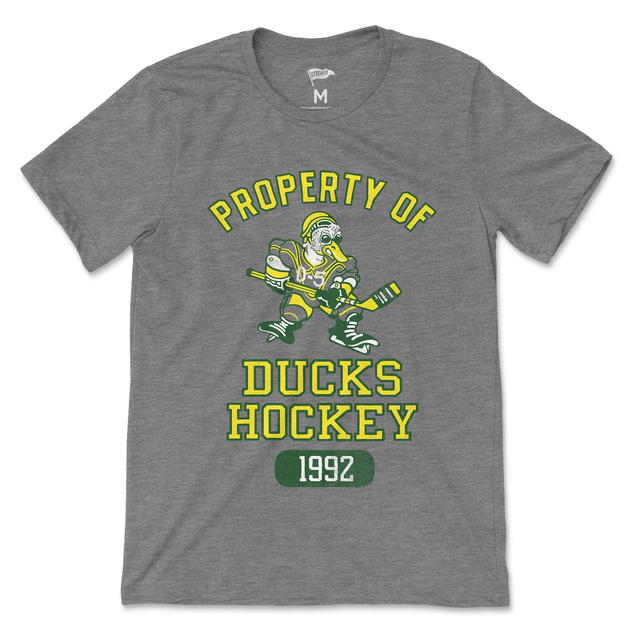 1992 Ducks Hockey Locker Room Tee sold by Streaker Sports