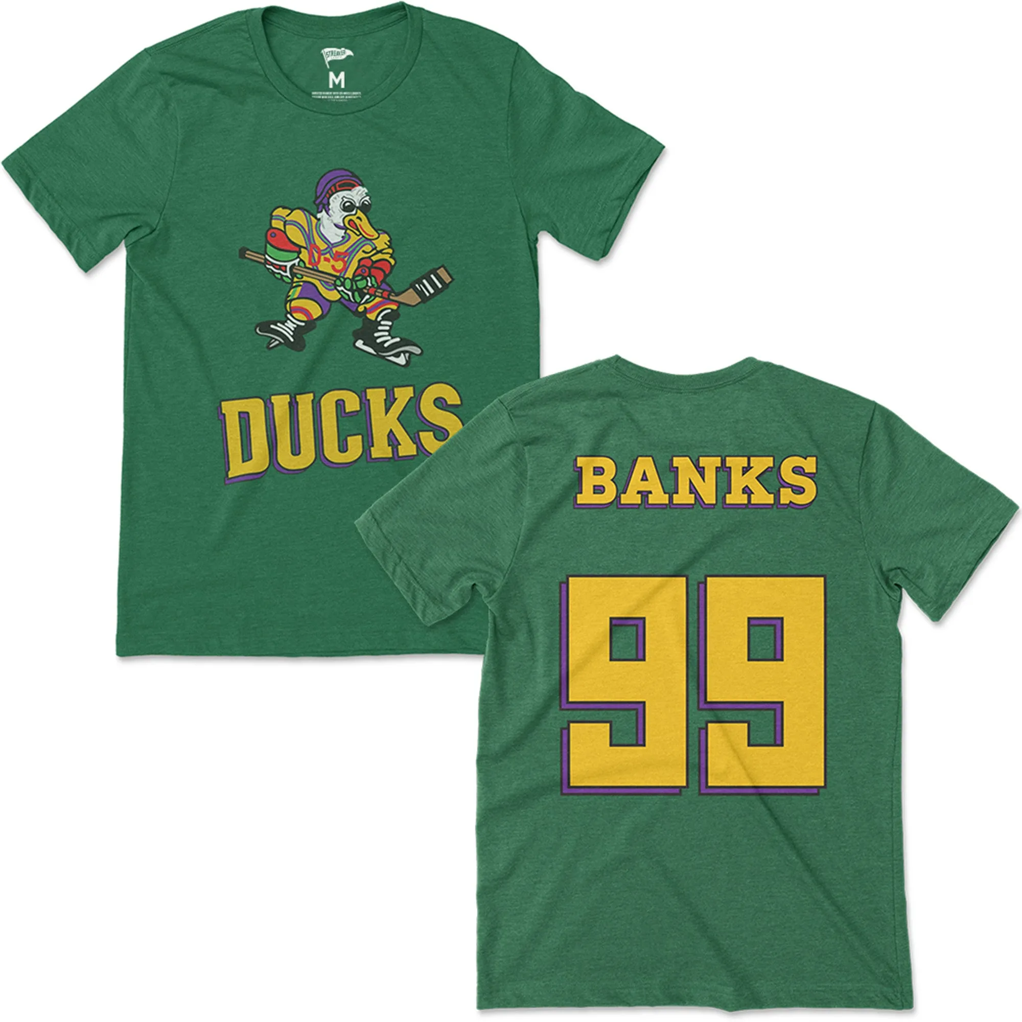 1992 Adam Banks Ducks Jersey Tee sold by Streaker Sports